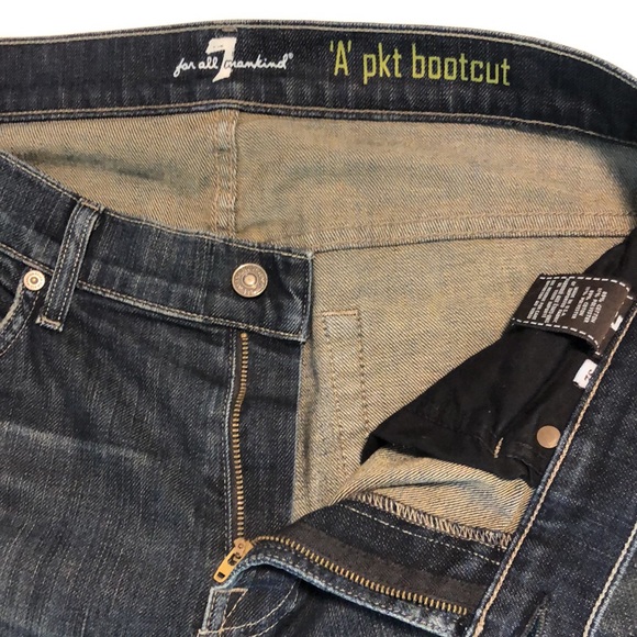 Men’s 7 For All Mankind Jeans W34 L35 - Picture 6 of 12